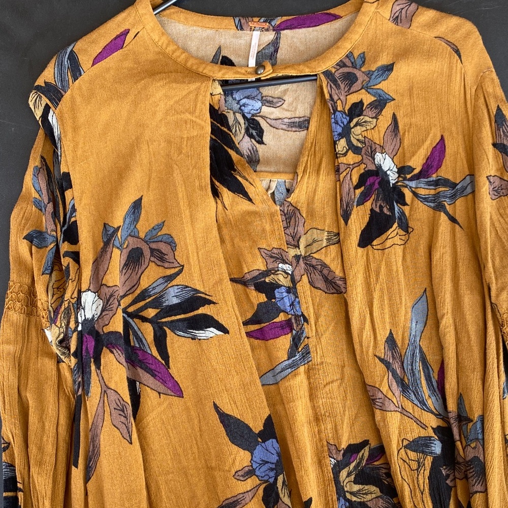 Free People Multicolor Floral top